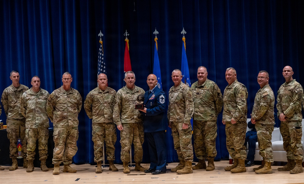 Chief Master Sgt. Davis Promotion Ceremony