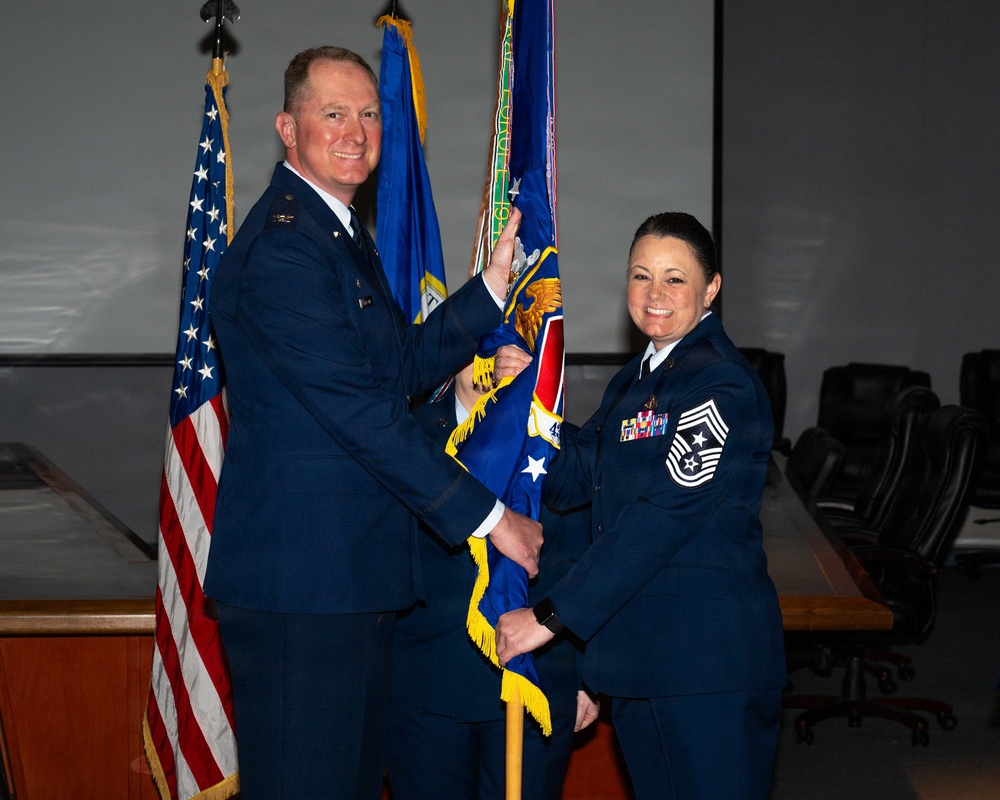 439th AW Command Chief Change of Responsibility Ceremony