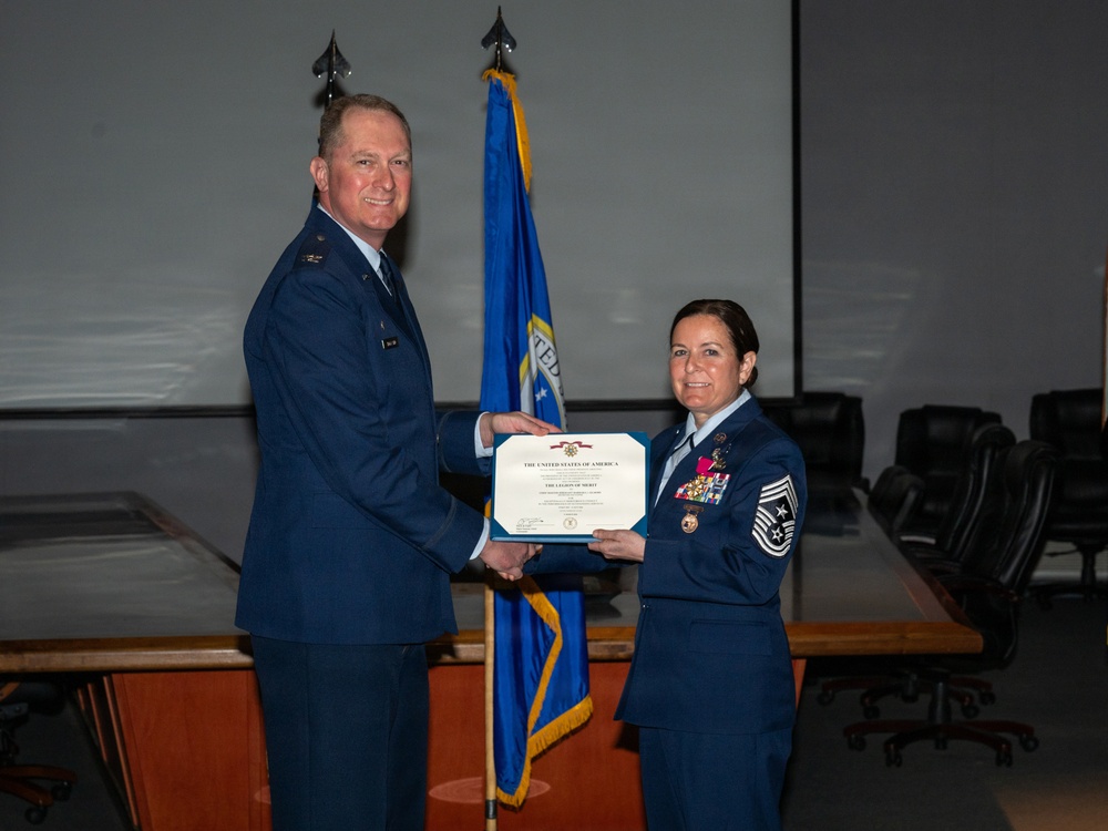 439th AW Command Chief Change of Responsibility Ceremony