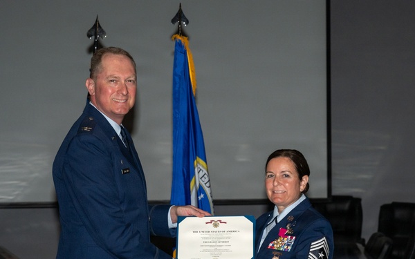 439th AW Command Chief Change of Responsibility Ceremony