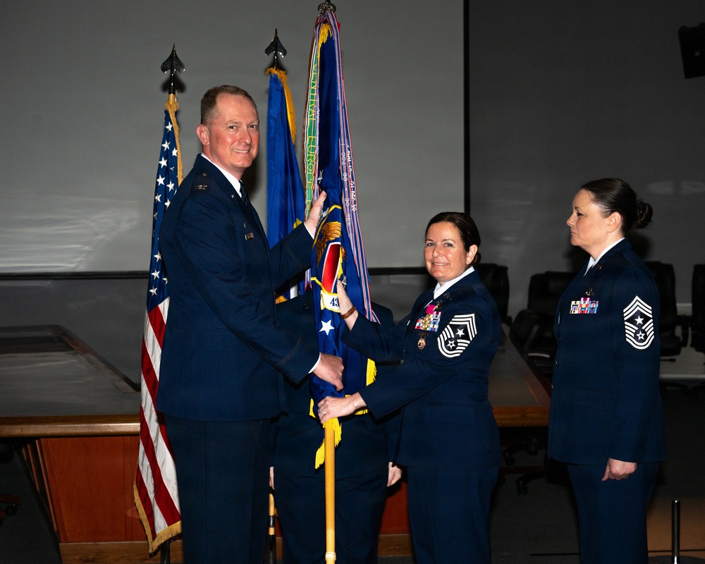 439th AW Command Chief Change of Responsibility Ceremony