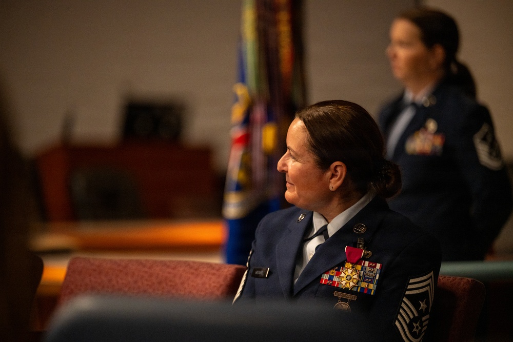 439th AW Command Chief Change of Responsibility Ceremony