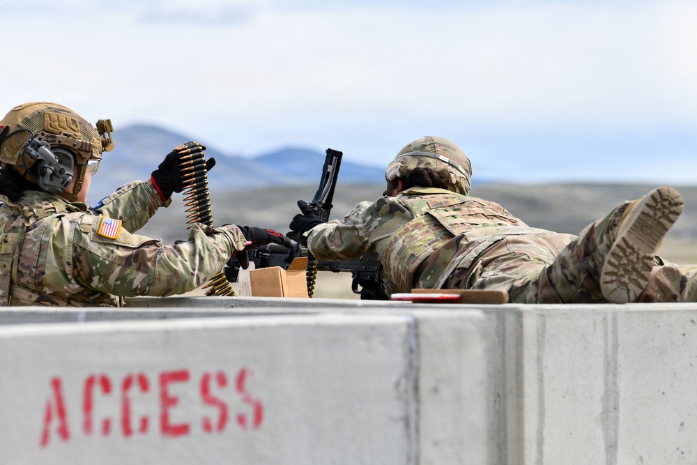 2nd Battalion, 146th Field Artillery Regiment conduct equipment maintenance and field training during exercise Operation Courage Lethality.
