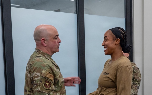 932nd Development and Training Flight Joins 22nd Air Force Leaders for Mentorship Lunch