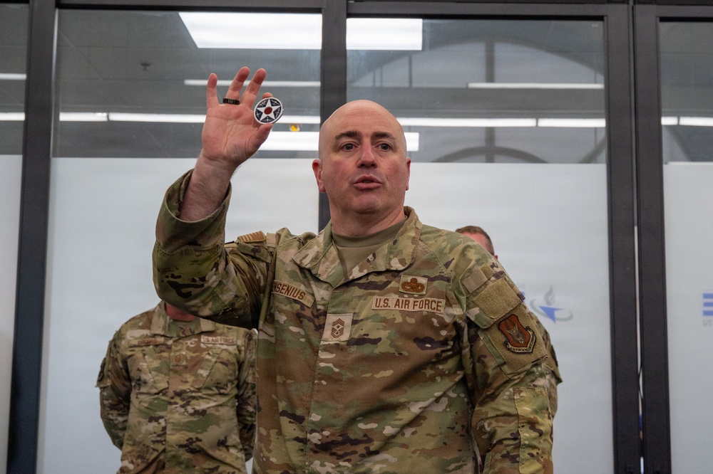 932nd Development and Training Flight Joins 22nd Air Force Leaders for Mentorship Lunch
