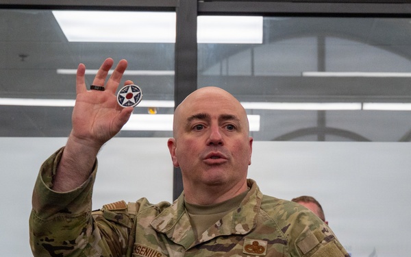 932nd Development and Training Flight Joins 22nd Air Force Leaders for Mentorship Lunch