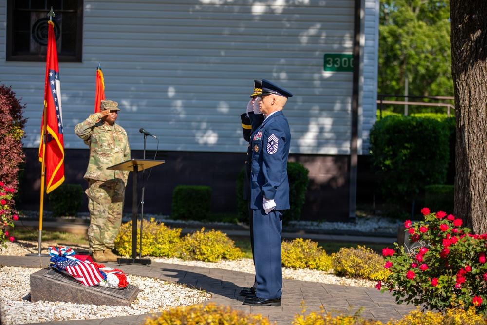 Arkansas National Guard Honors 6 New Names on Fallen Soldier Memorial