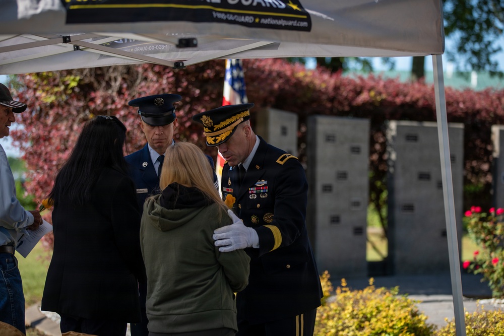 Arkansas National Guard Honors 6 New Names on Fallen Soldier Memorial