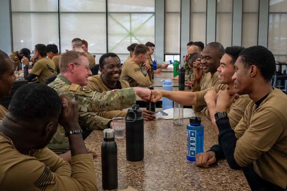 932nd Development and Training Flight Joins 22nd Air Force Leaders for Mentorship Lunch
