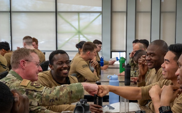 932nd Development and Training Flight Joins 22nd Air Force Leaders for Mentorship Lunch