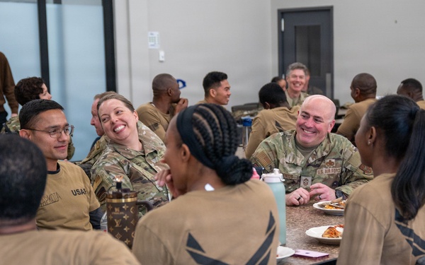 932nd Development and Training Flight Joins 22nd Air Force Leaders for Mentorship Lunch