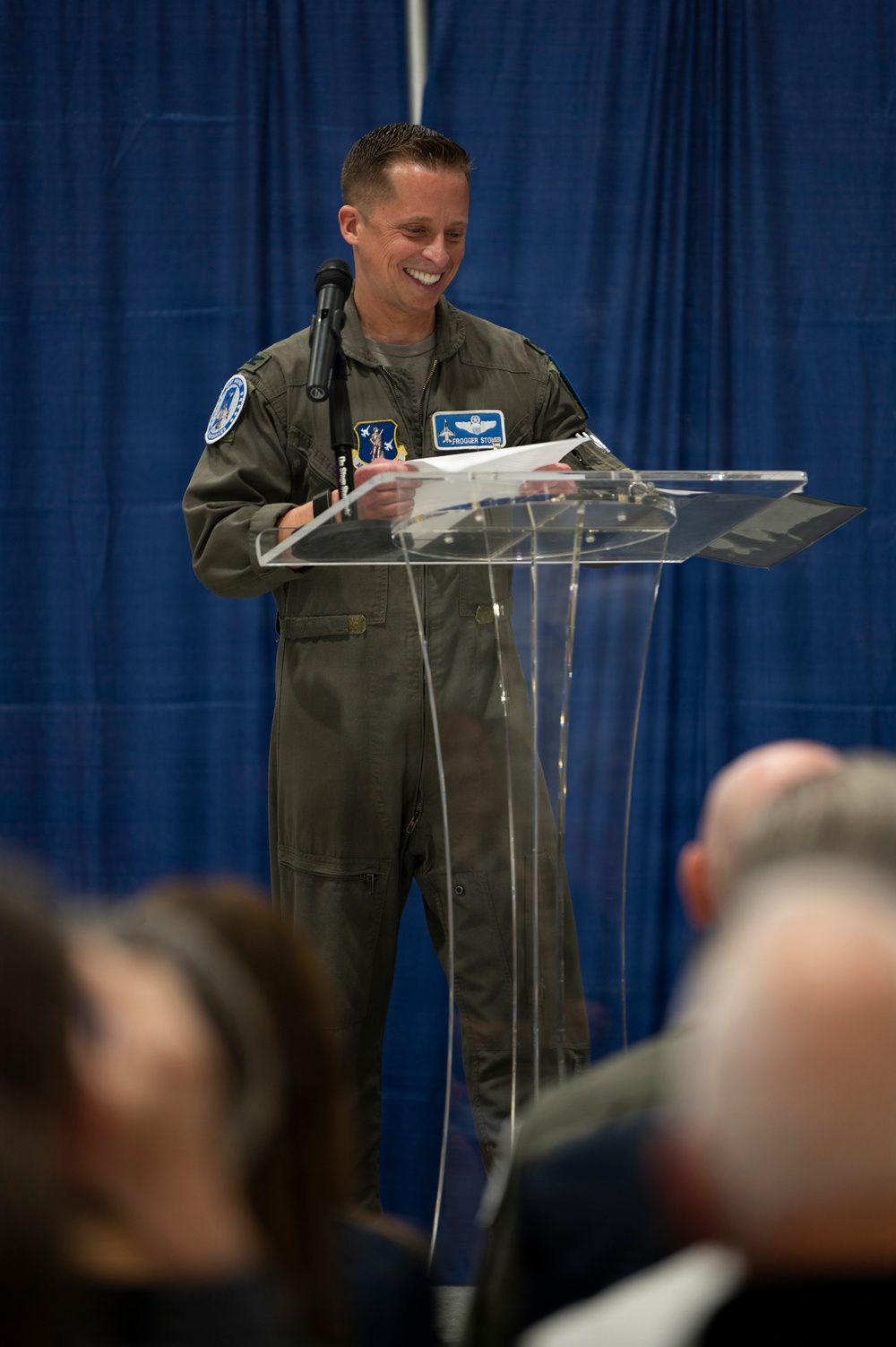 Deputy wing commander Col. Stoner retires