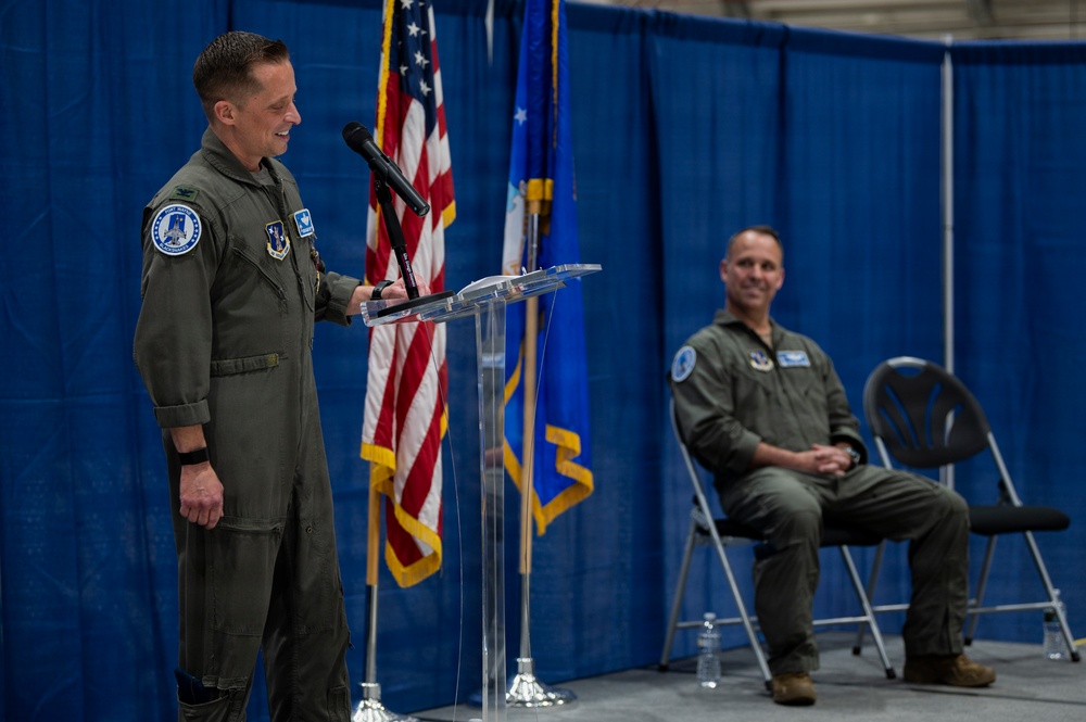 Deputy wing commander Col. Stoner retires
