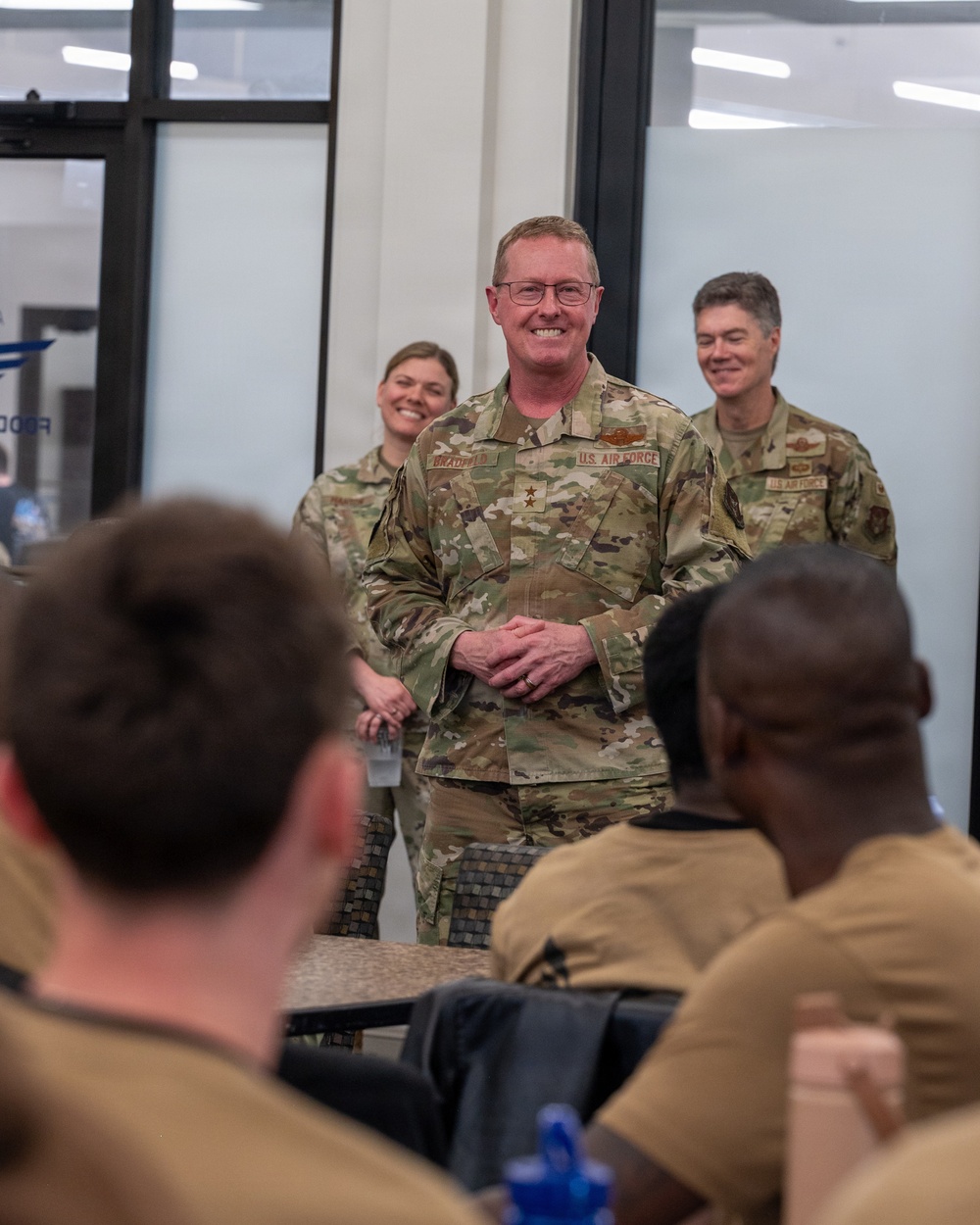932nd Development and Training Flight Joins 22nd Air Force Leaders for Mentorship Lunch