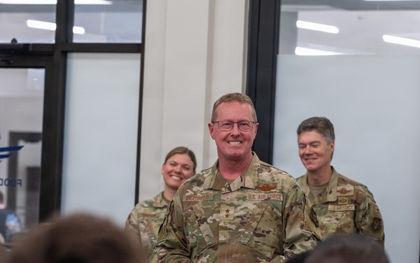 932nd Development and Training Flight Joins 22nd Air Force Leaders for Mentorship Lunch