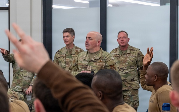 932nd Development and Training Flight Joins 22nd Air Force Leaders for Mentorship Lunch