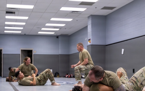 145th SFS trains on ground combative techniques