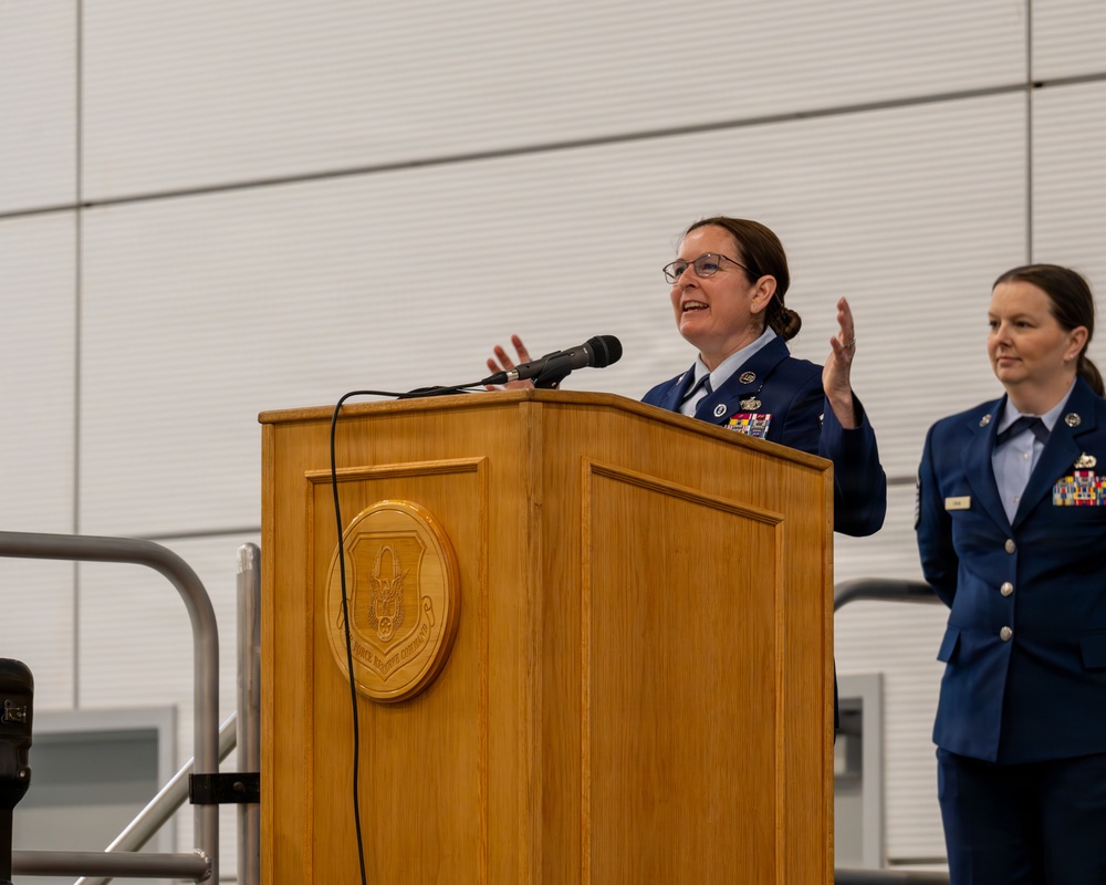CMSgt Barbara Gilmore retirement ceremony
