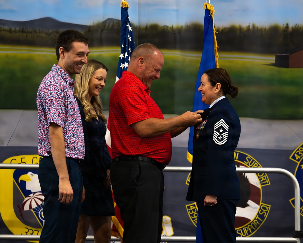CMSgt Barbara Gilmore retirement ceremony