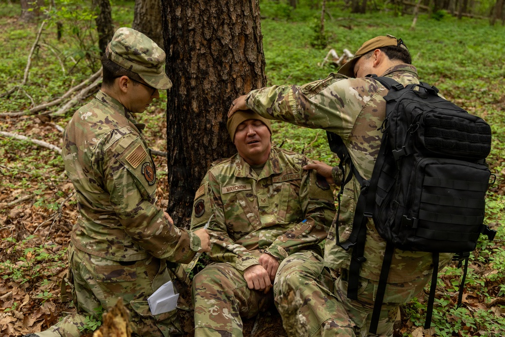 145th CS participate in Expeditionary Skills Training