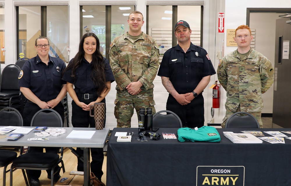 Oregon Army National Guard at Wildfire Preparedness Event