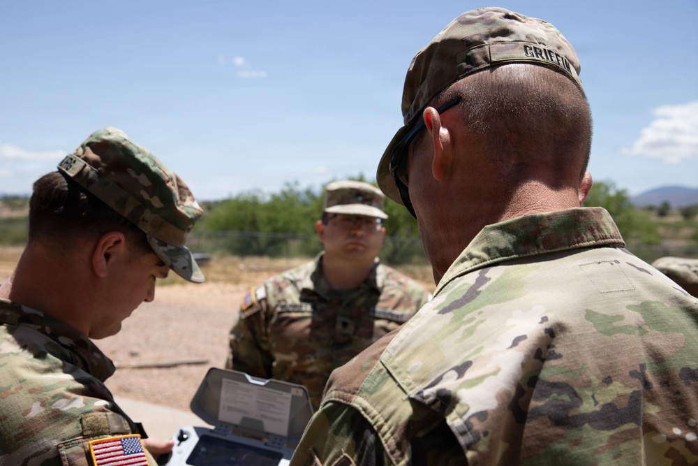 Arizona National Guard Land Component Commander Attends Small UAS Demonstration