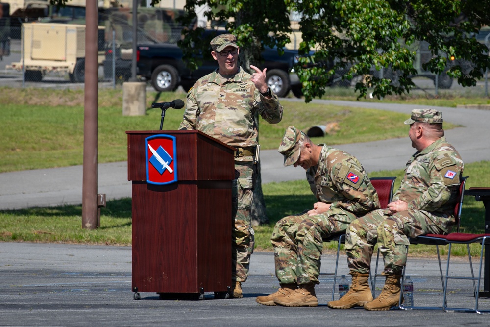39th Infantry Brigade Combat Team Change of Command ceremony.