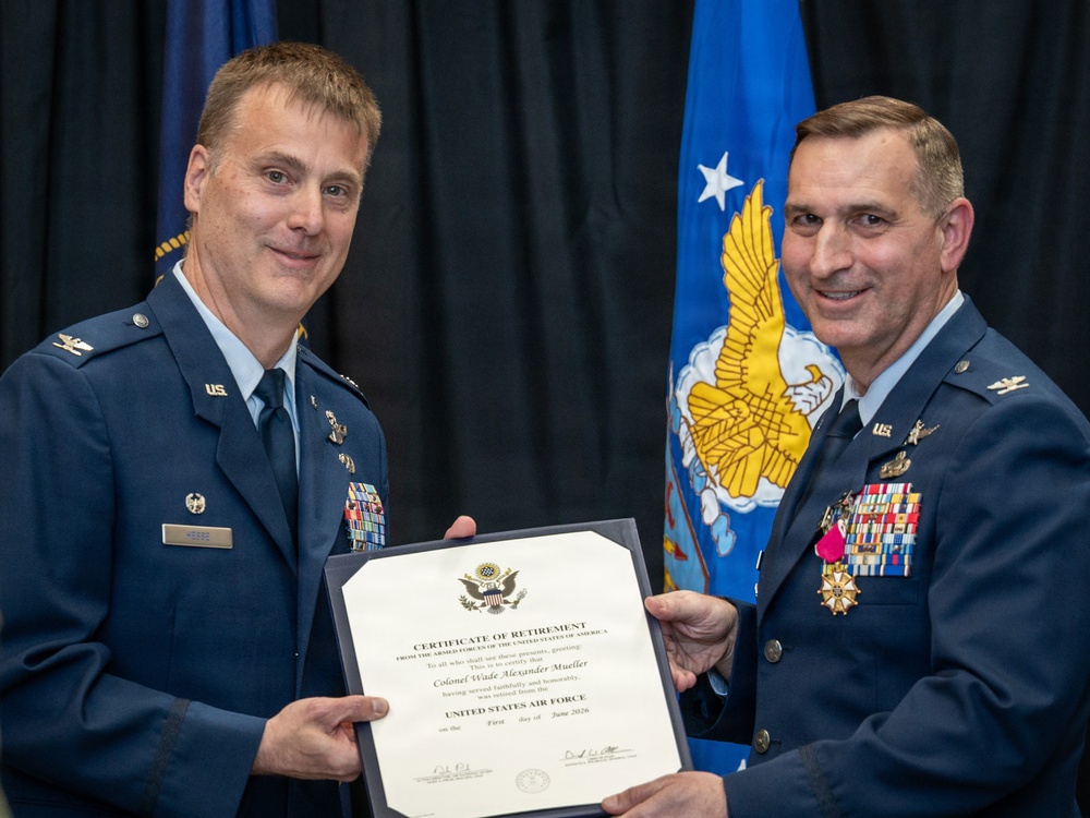 Col. Wade Mueller Retirement Ceremony