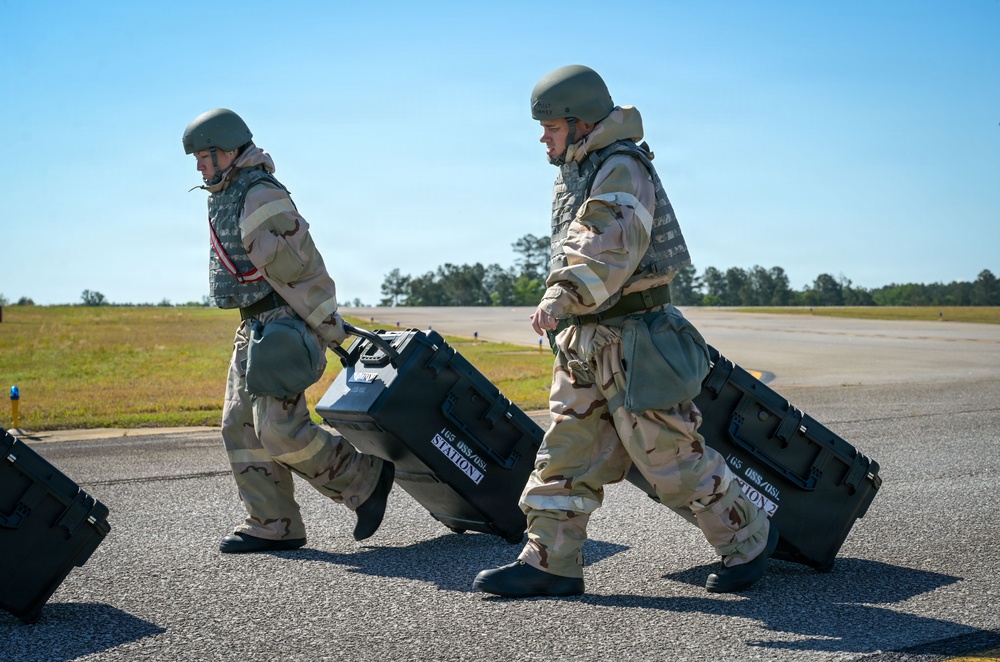 165th Airlift Wing conducts readiness exercise
