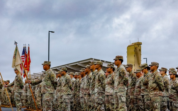 The 1-487th Field Artillery Regiment Change of Command Ceremony