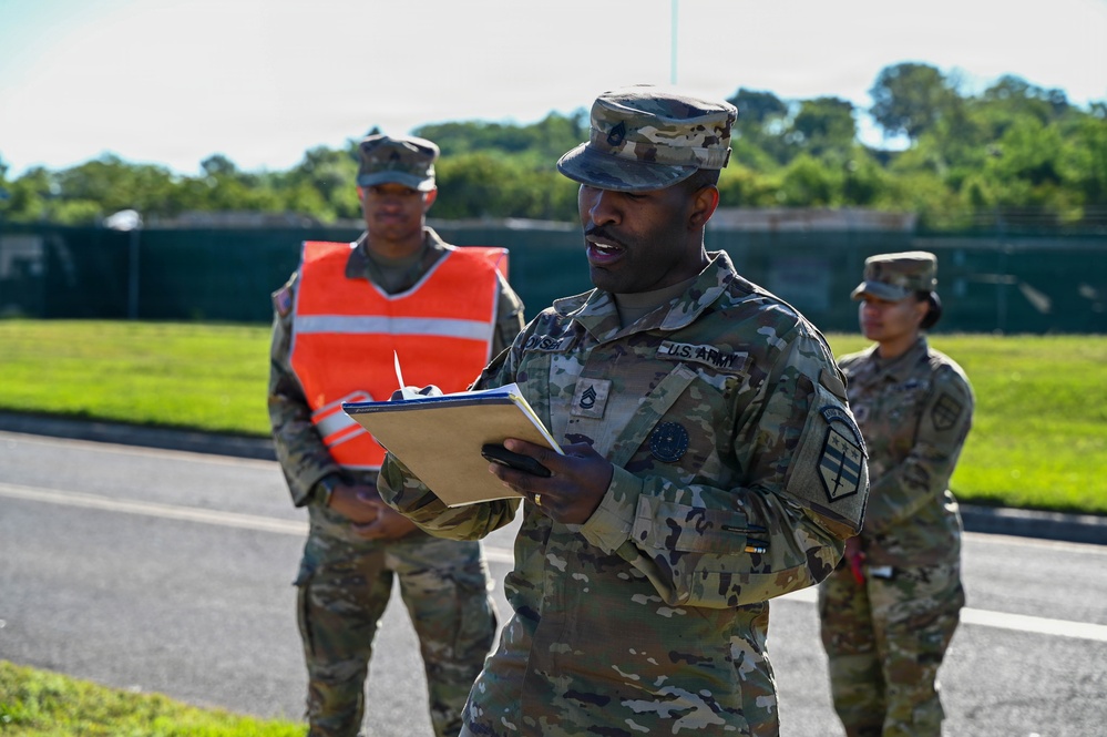 260th Special Purpose Brigade leadership participates in Army Combat Field Test at Joint Base Anacostia-Bolling