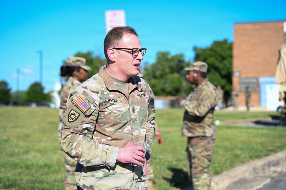 260th Special Purpose Brigade leadership participates in Army Combat Field Test at Joint Base Anacostia-Bolling
