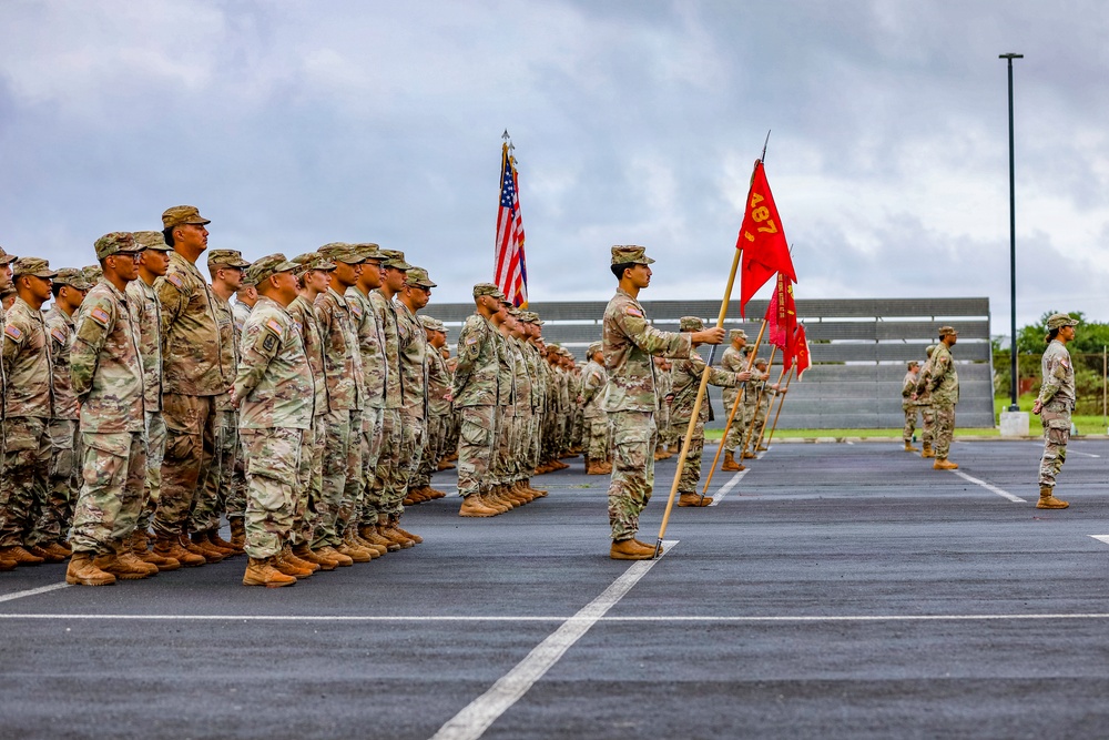 Hawaii’s 487th Field Artillery Regiment Change of Command Ceremony