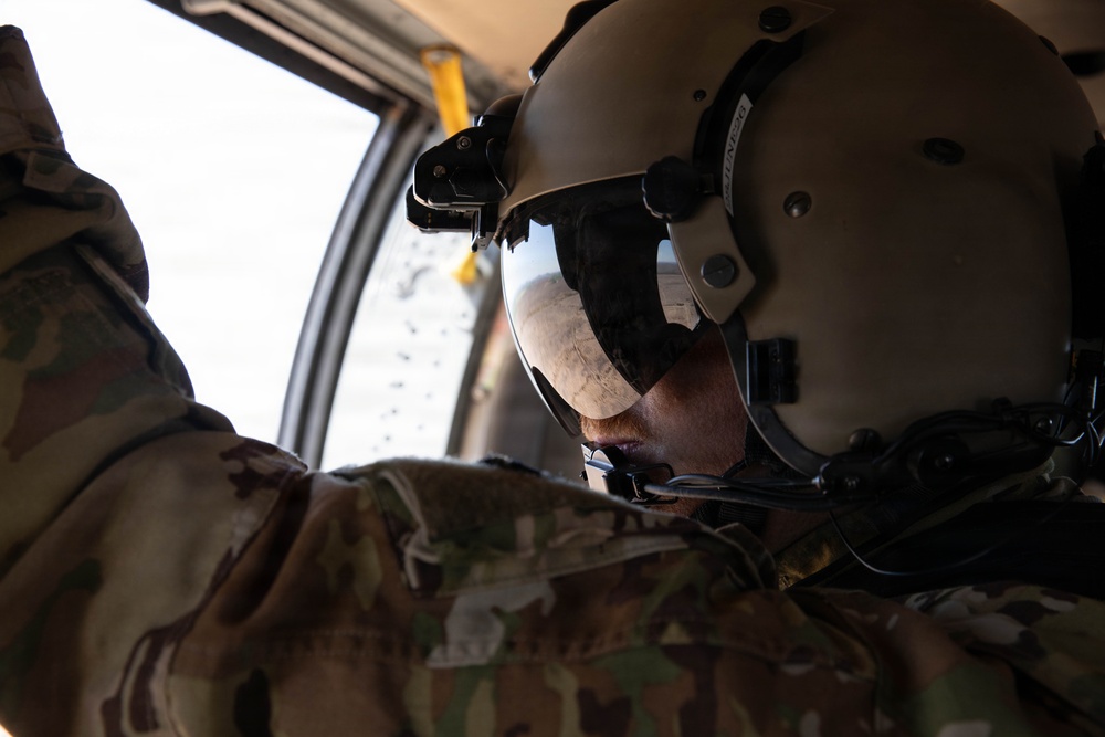Arizona National Guard Land Component Commander Participates in Aerial Gunnery Exercise