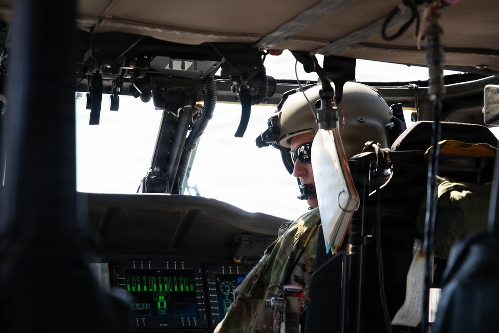 Arizona National Guard Land Component Commander Participates in Aerial Gunnery Exercise