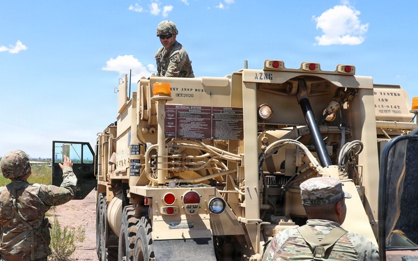 1348th SMC Vehicle Recovery  Lane Training