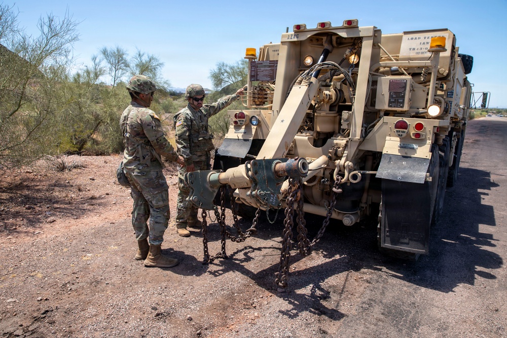 1348th SMC Vehicle Recovery  Lane Training