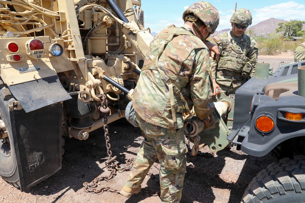 1348th SMC Vehicle Recovery  Lane Training