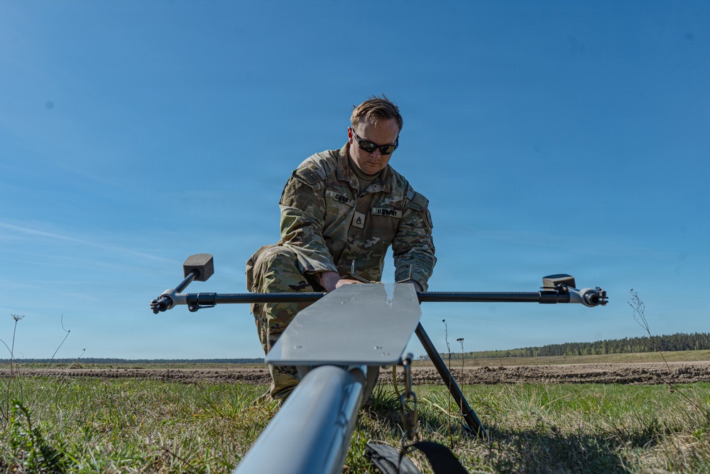 Field Artillery Squadron, 2d Cavalry Regiment conducts drone training and testing during Saber Strike 26