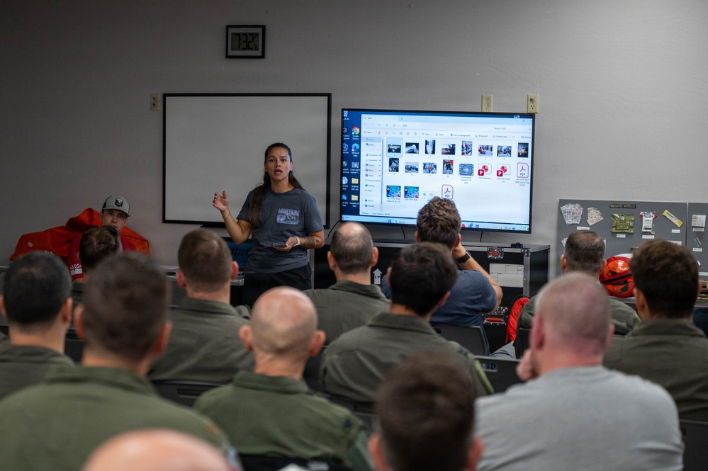 Airmen Participate in Operations Water Survival Training for Aircrew