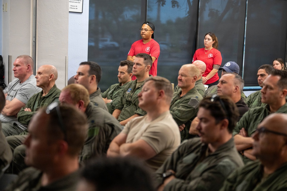 Airmen Participate in Operations Water Survival Training for Aircrew