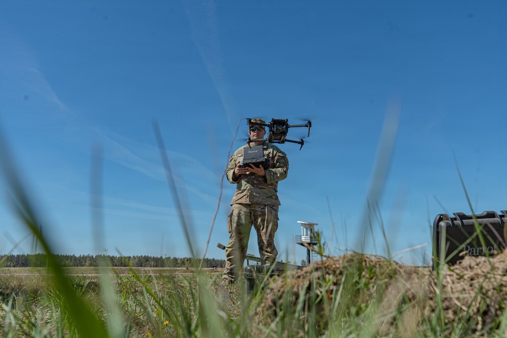 Field Artillery Squadron, 2d Cavalry Regiment conducts drone training and testing during Saber Strike 26