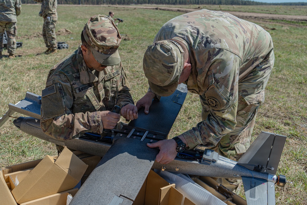 Field Artillery Squadron, 2d Cavalry Regiment conducts drone training and testing during Saber Strike 26