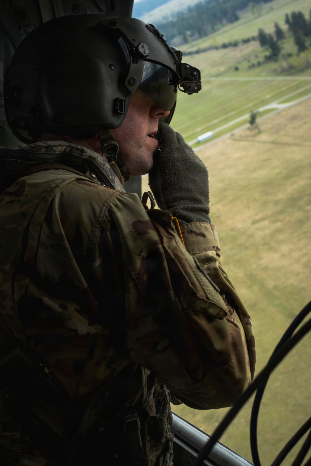 Washington National Guard air crews train for firefighting operations