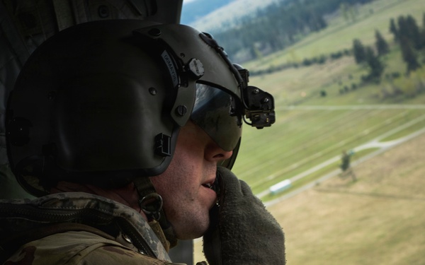 Washington National Guard air crews train for firefighting operations