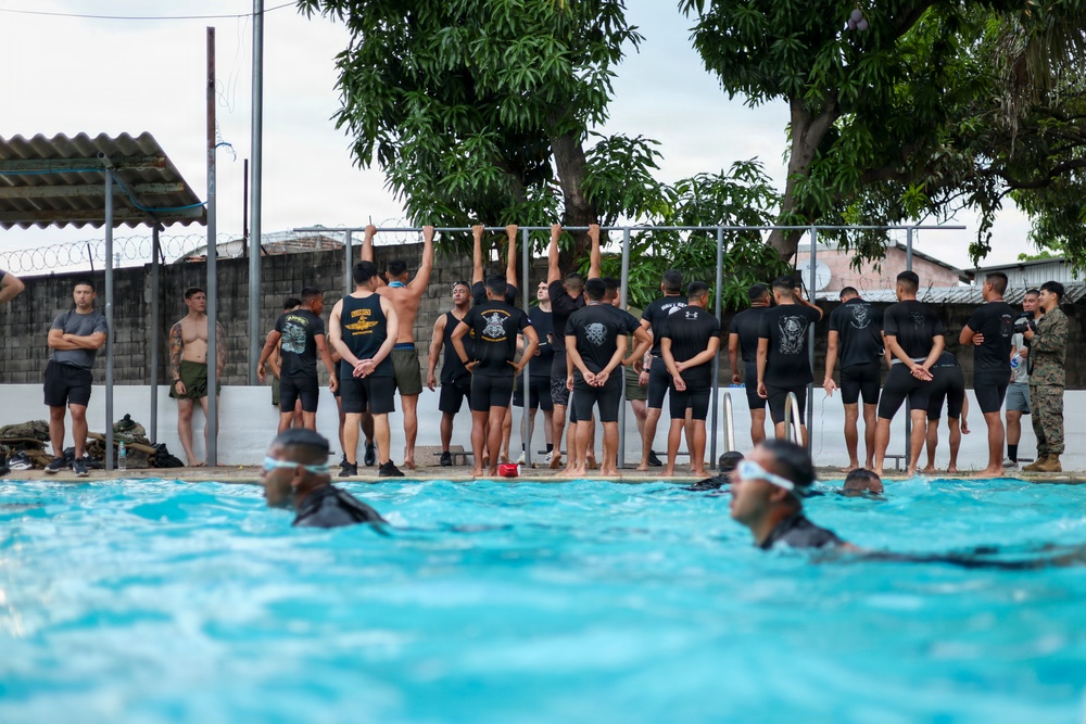 U.S. Marines, Salvadoran marines participate in special operations forces screener with Salvadoran marines during CENTAM Guardian 2026