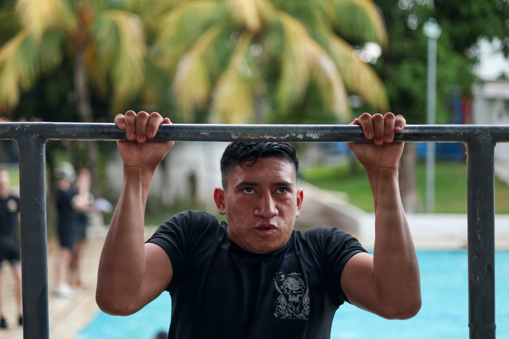 U.S. Marines, Salvadoran marines participate in special operations forces screener with Salvadoran marines during CENTAM Guardian 2026