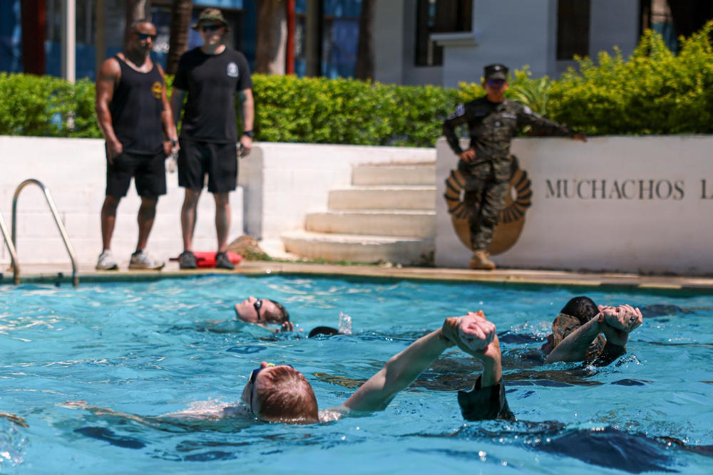 U.S. Marines, Salvadoran marines participate in special operations forces screener with Salvadoran marines during CENTAM Guardian 2026