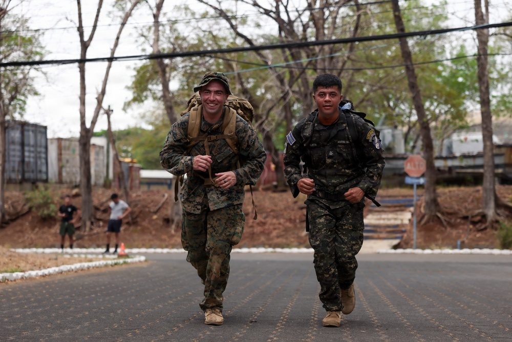 U.S. Marines, Salvadoran marines participate in special operations forces screener with Salvadoran marines during CENTAM Guardian 2026