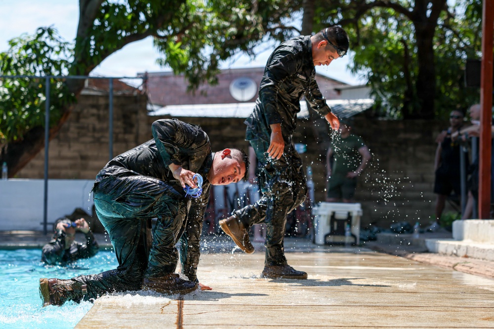 U.S. Marines, Salvadoran marines participate in special operations forces screener with Salvadoran marines during CENTAM Guardian 2026